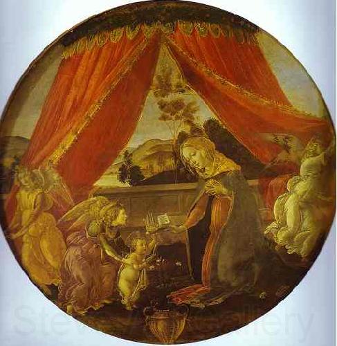 Sandro Botticelli Madonna de Padiglionel Norge oil painting art